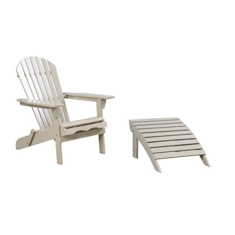 Gavil Adirondack Chair and Ottoman Set