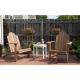 Gavil Outdoor Natural Brown Adirondack Chair