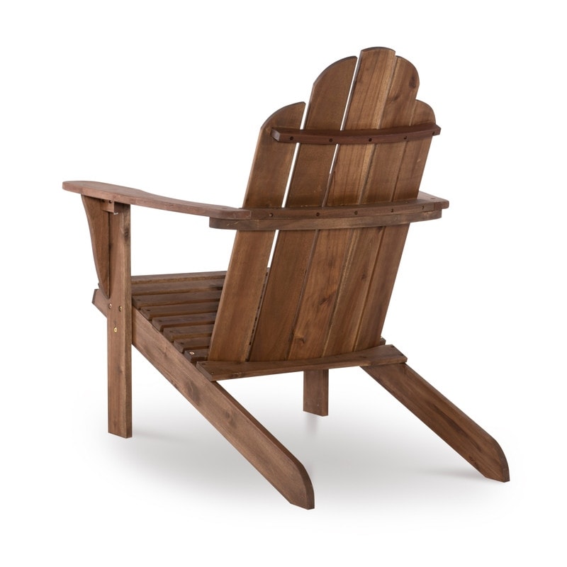Gavil Outdoor Natural Brown Adirondack Chair