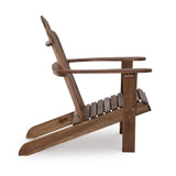 Gavil Outdoor Natural Brown Adirondack Chair