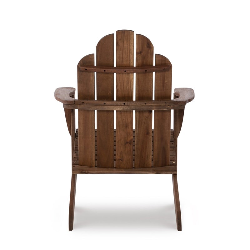 Gavil Outdoor Natural Brown Adirondack Chair