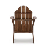 Gavil Outdoor Natural Brown Adirondack Chair