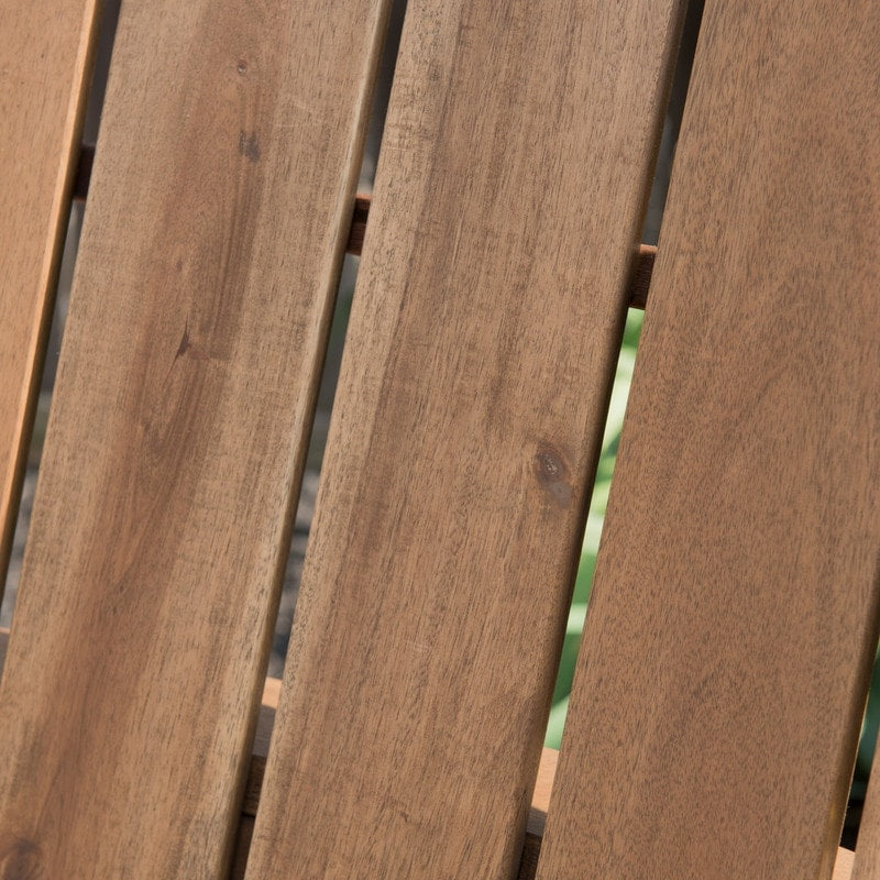 Gavil Outdoor Natural Brown Adirondack Chair