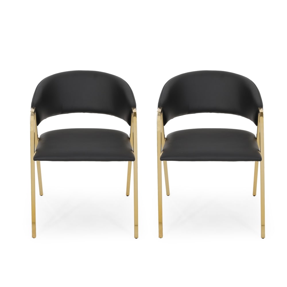Gazo Modern Upholstered Dining Chair (Set of 2) by Christopher Knight Home