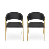 Gazo Modern Upholstered Dining Chair (Set of 2) by Christopher Knight Home