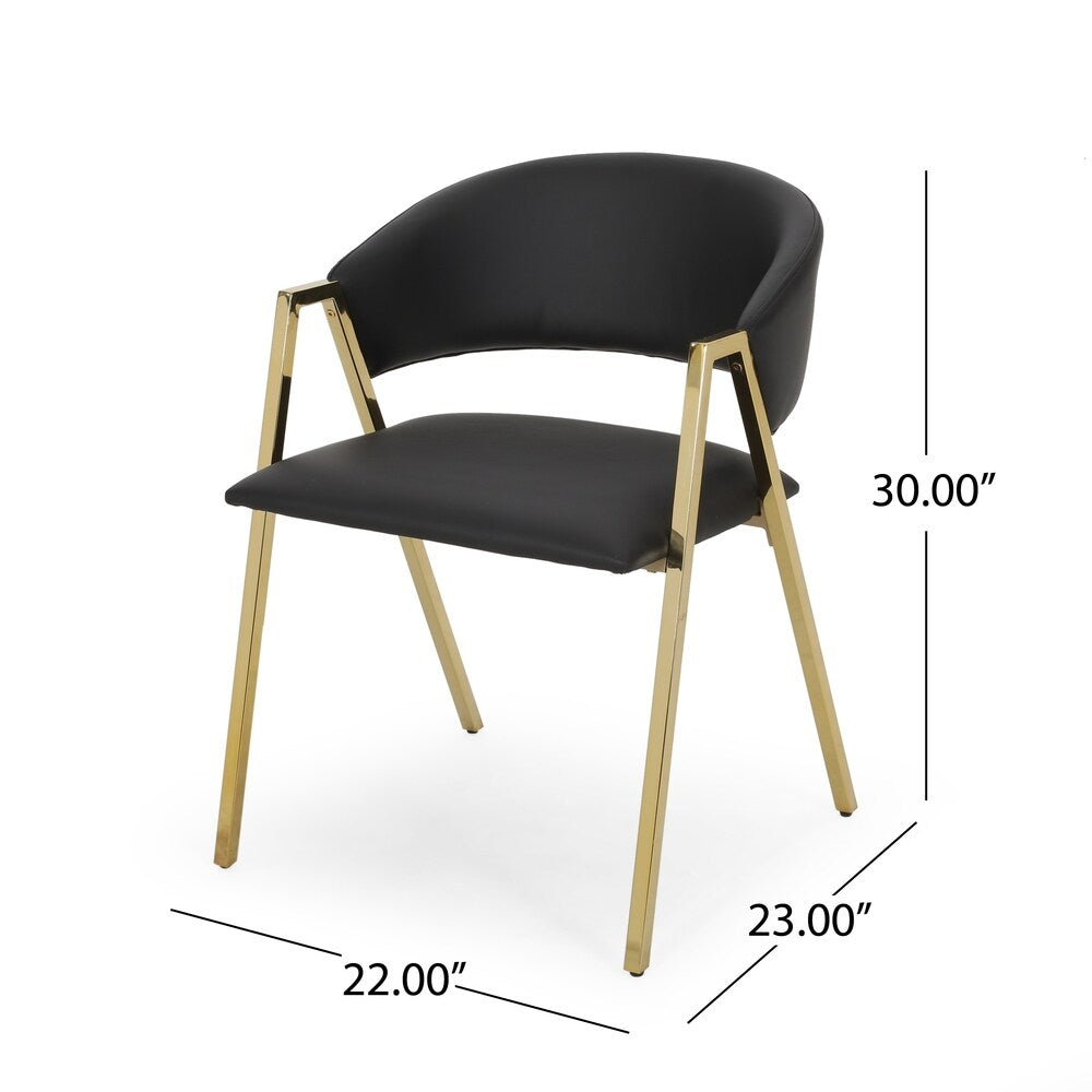 Gazo Modern Upholstered Dining Chair (Set of 2) by Christopher Knight Home