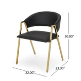 Gazo Modern Upholstered Dining Chair (Set of 2) by Christopher Knight Home