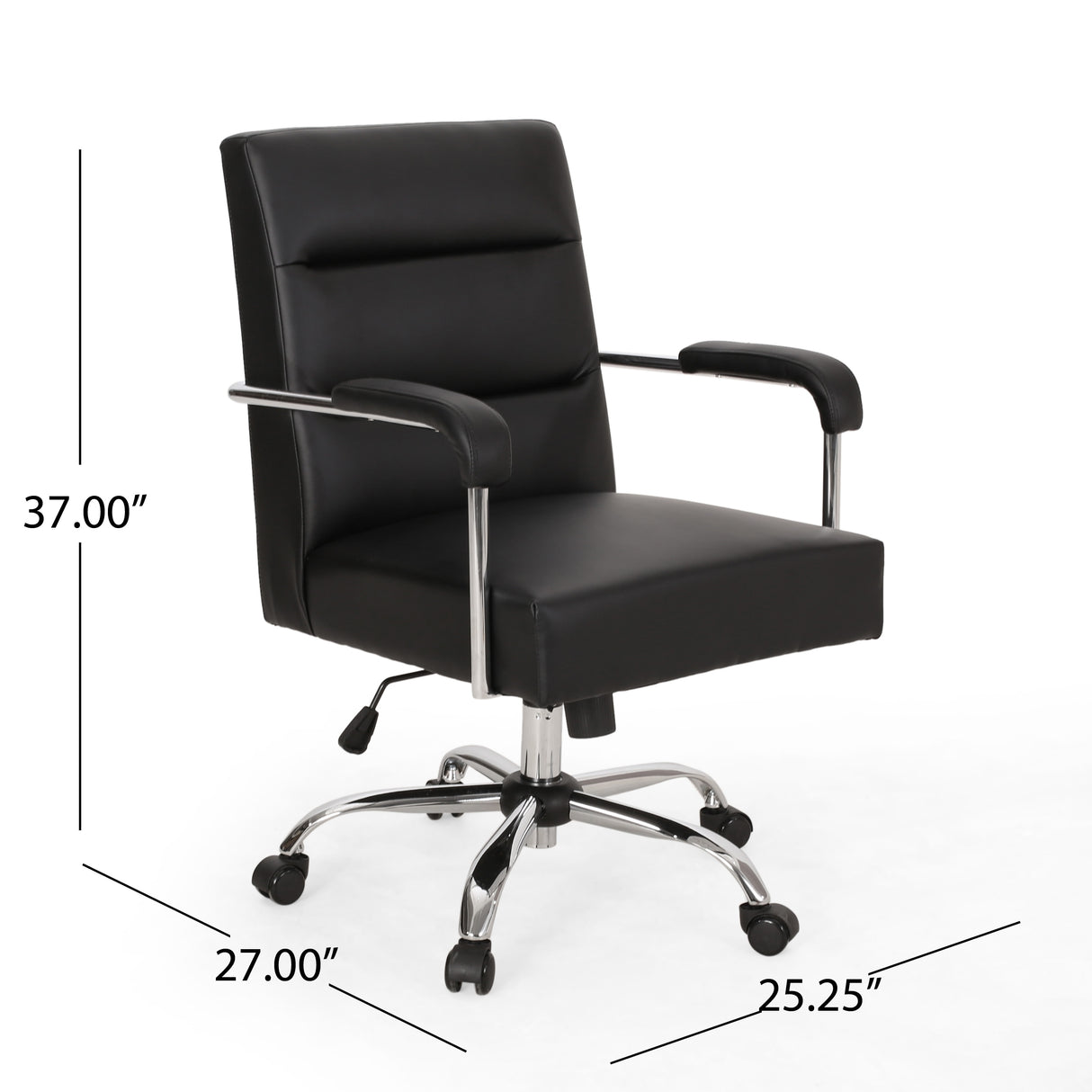 Gehring Channel Stitching Lift Office Chair by Christopher Knight Home