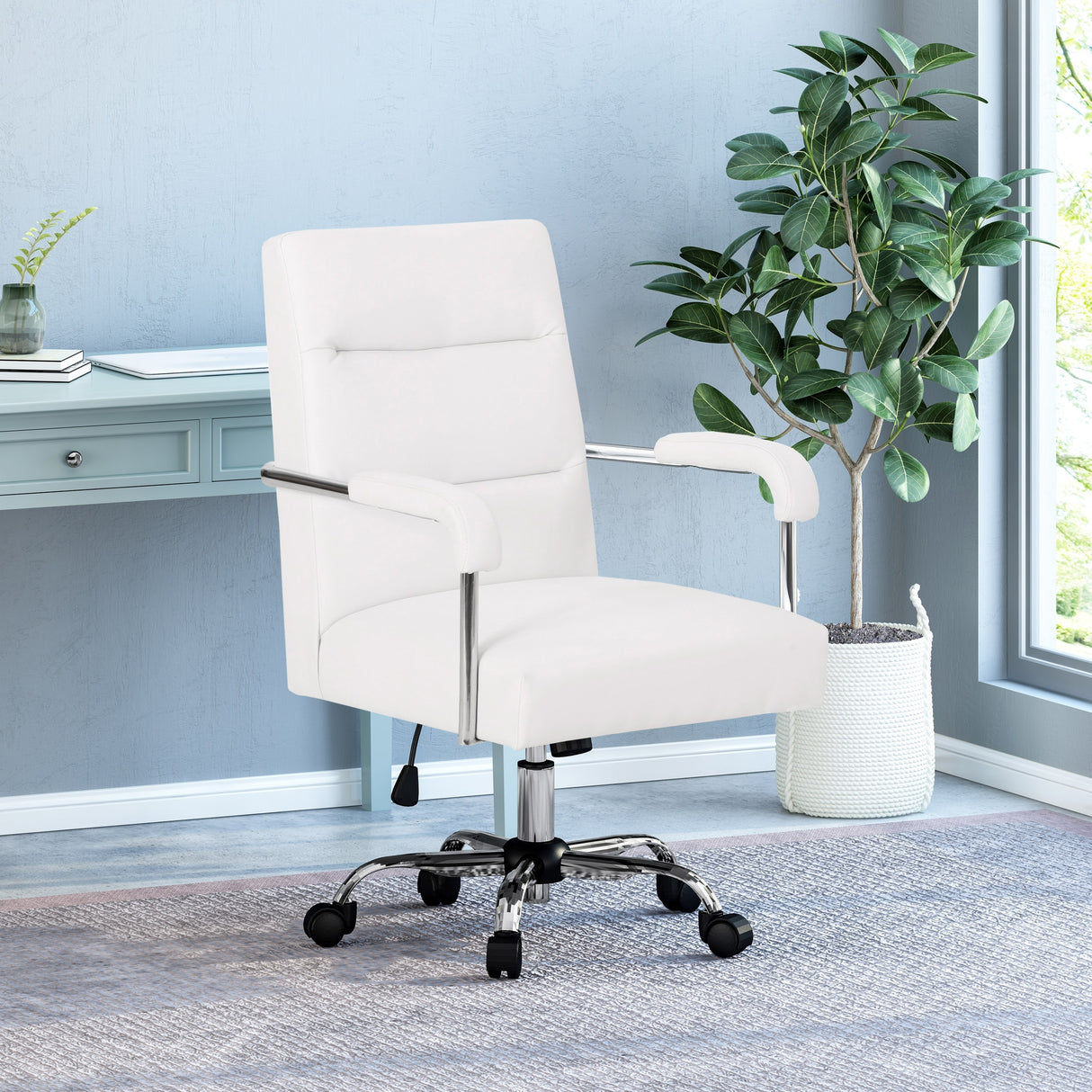 Gehring Channel Stitching Lift Office Chair by Christopher Knight Home