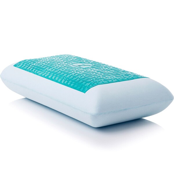Gel-Infused Dough Memory Foam Pillow with Double Liquid Gel