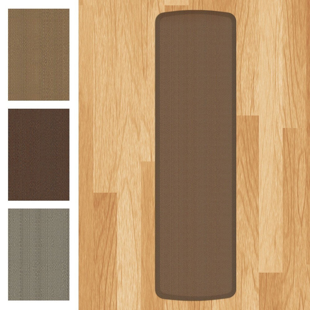 GelPro Elite Rattan Anti-fatigue Kitchen Mat (20 Inch x 72 Inch) - 1'8" x 6' Runner - 1'8" x 6' Runner