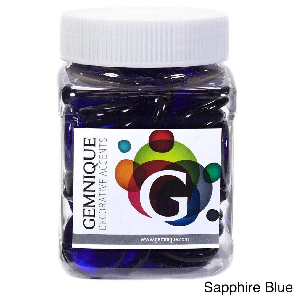 Geminique 48-ounce Jar of X-large Glass Gems