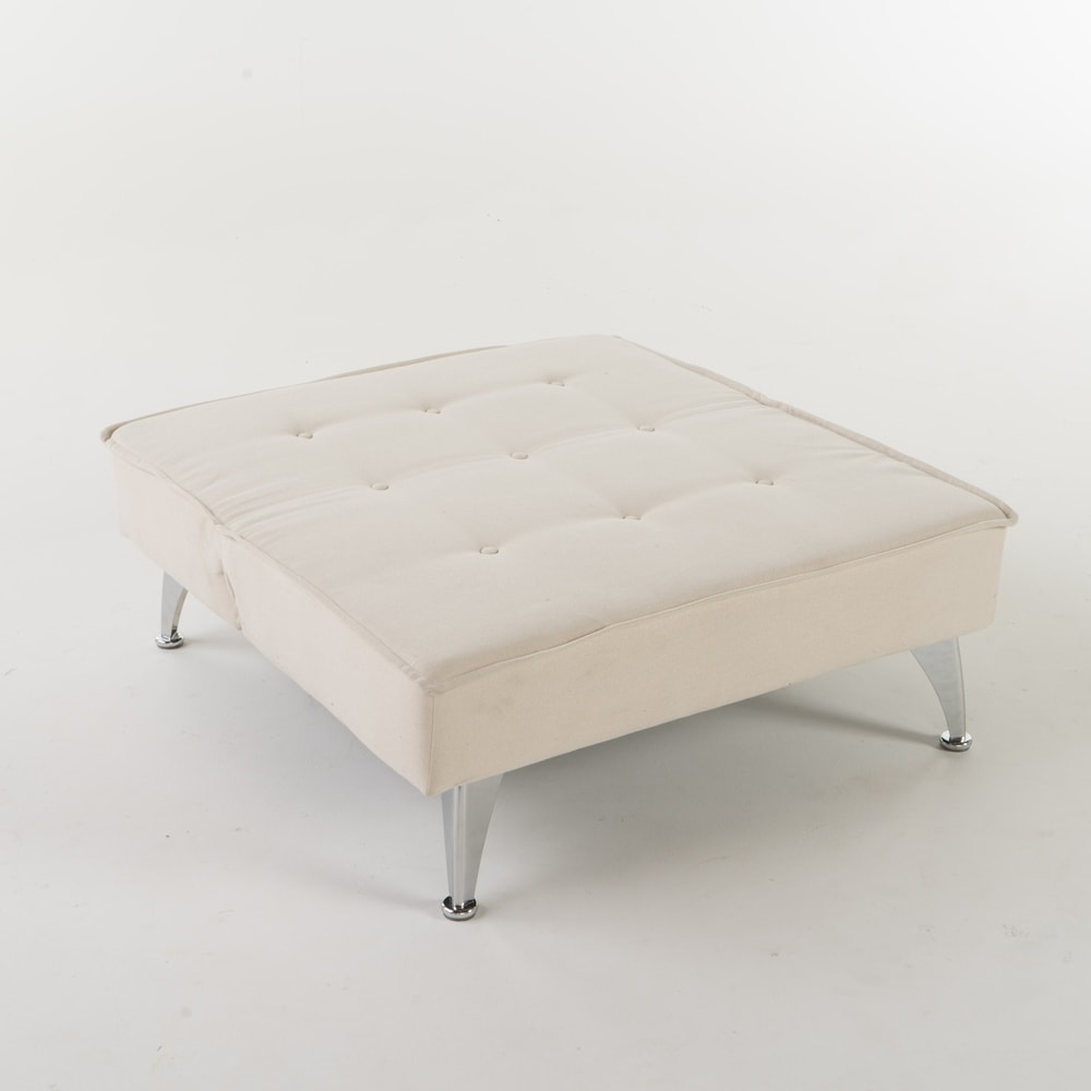 Gemma Modern Fabric Reclining Chair Ottoman by Christopher Knight Home