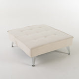 Gemma Modern Fabric Reclining Chair Ottoman by Christopher Knight Home
