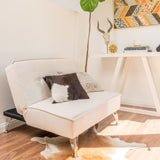 Gemma Modern Fabric Reclining Chair Ottoman by Christopher Knight Home