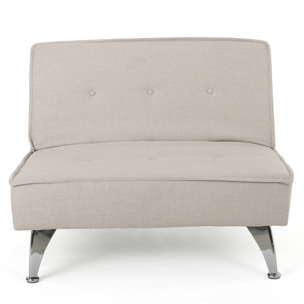 Gemma Modern Fabric Reclining Chair Ottoman by Christopher Knight Home