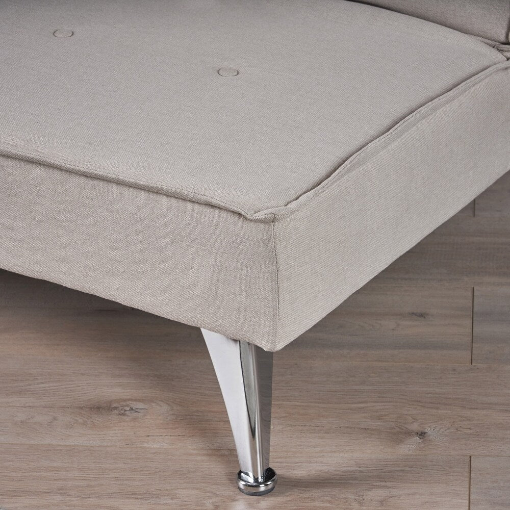 Gemma Modern Fabric Reclining Chair Ottoman by Christopher Knight Home
