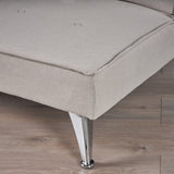 Gemma Modern Fabric Reclining Chair Ottoman by Christopher Knight Home