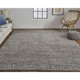 Genet Modern Eco Marled Bouclé Rug Accent Rug, Chracoal Gray