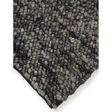 Genet Modern Eco Marled Bouclé Rug Accent Rug, Chracoal Gray
