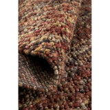 Genet Modern Eco Marled Bouclé Rug Accent Rug, Chracoal Gray