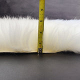 Genuine Sheepskin Area Rug Natural Wool Seat Cover Bedside Carpet w/Comb