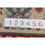 Geometric / Traditional Kazak Oriental Area Rug Handmade Wool Carpet - 5'1" x 6'3"