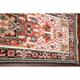 Geometric 12 Ft Indo Heriz Oriental Rug Hand-Knotted Wool Carpet - 11'9" x 2'6" Runner