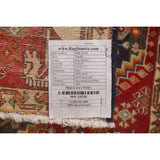 Geometric Abadeh Persian Vintage Square Rug Handmade Wool Carpet - 2'1" x 2'0"