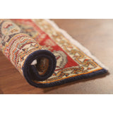 Geometric Abadeh Persian Vintage Square Rug Handmade Wool Carpet - 2'1" x 2'0"