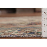 Geometric Bakhtiari Persian Vintage Rug Hand-Knotted Coral Wool Carpet - 4'11"x 9'10"