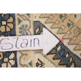 Geometric Bakhtiari Persian Vintage Rug Handmade Peach Wool Carpet - 5'4"x 9'9"
