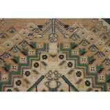 Geometric Bakhtiari Persian Vintage Rug Handmade Peach Wool Carpet - 5'4"x 9'9"