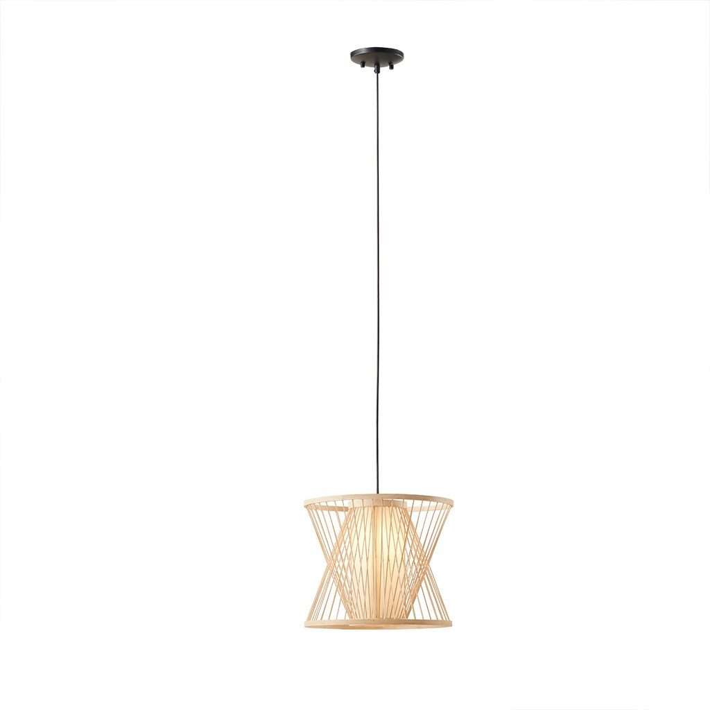 Geometric Bamboo Pendant for livingroom,bedroom,and dining room