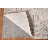 Geometric Beige Art & Craft Turkish Rug Machine Made Carpet - 5'0" x 8'0"
