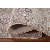 Geometric Beige Art & Craft Turkish Rug Machine Made Carpet - 5'0" x 8'0"