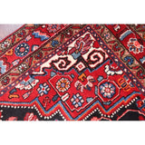 Oriental Black Nahavand Hamedan Handmade Vintage Persian Rugs - 11'9" x 5'3" runner