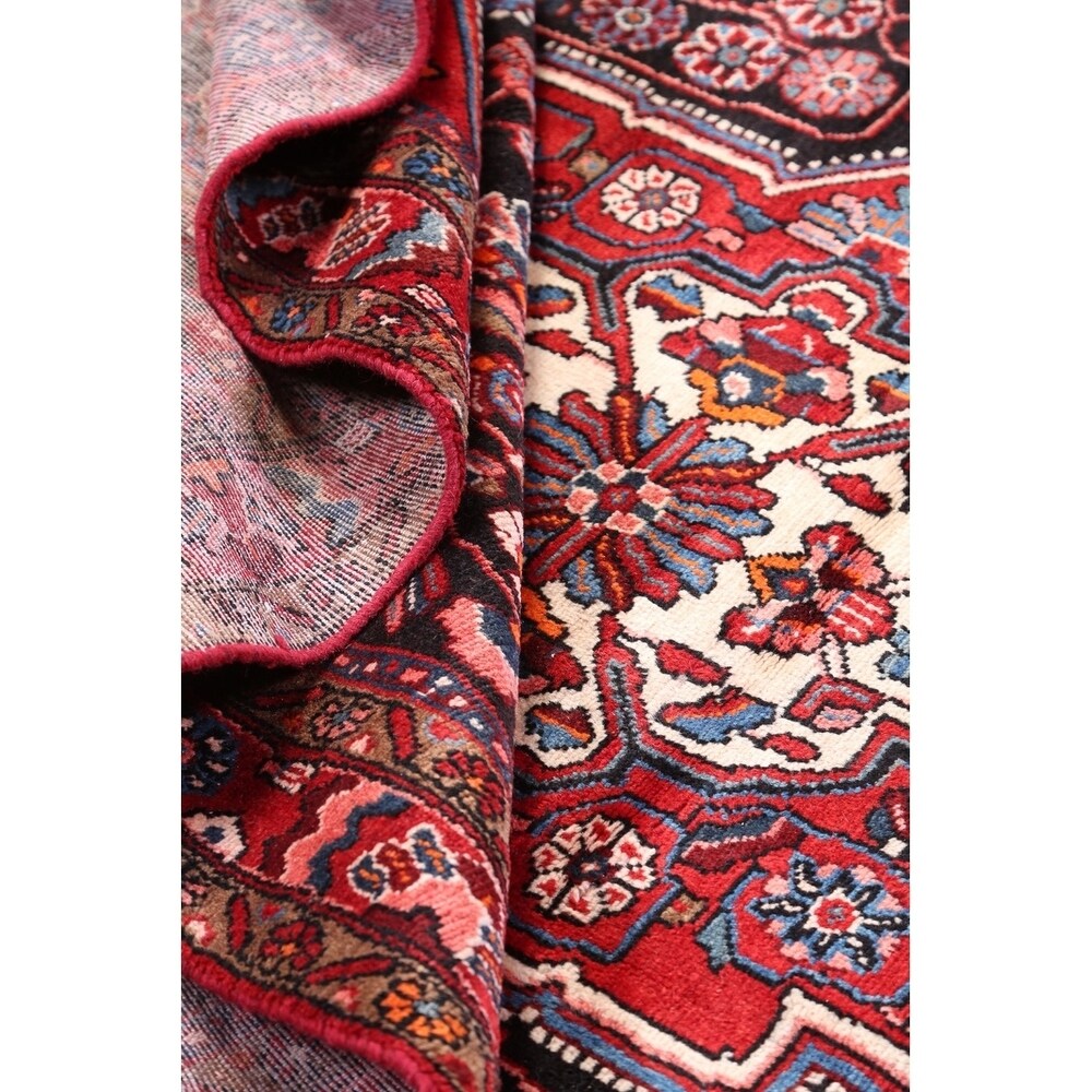 Oriental Black Nahavand Hamedan Handmade Vintage Persian Rugs - 11'9" x 5'3" runner