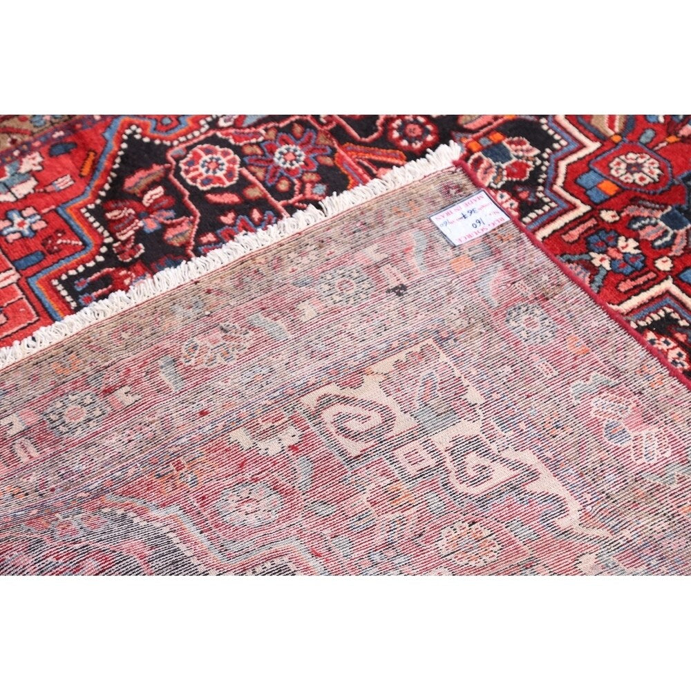 Oriental Black Nahavand Hamedan Handmade Vintage Persian Rugs - 11'9" x 5'3" runner
