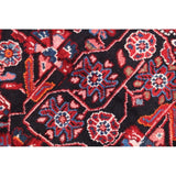 Oriental Black Nahavand Hamedan Handmade Vintage Persian Rugs - 11'9" x 5'3" runner