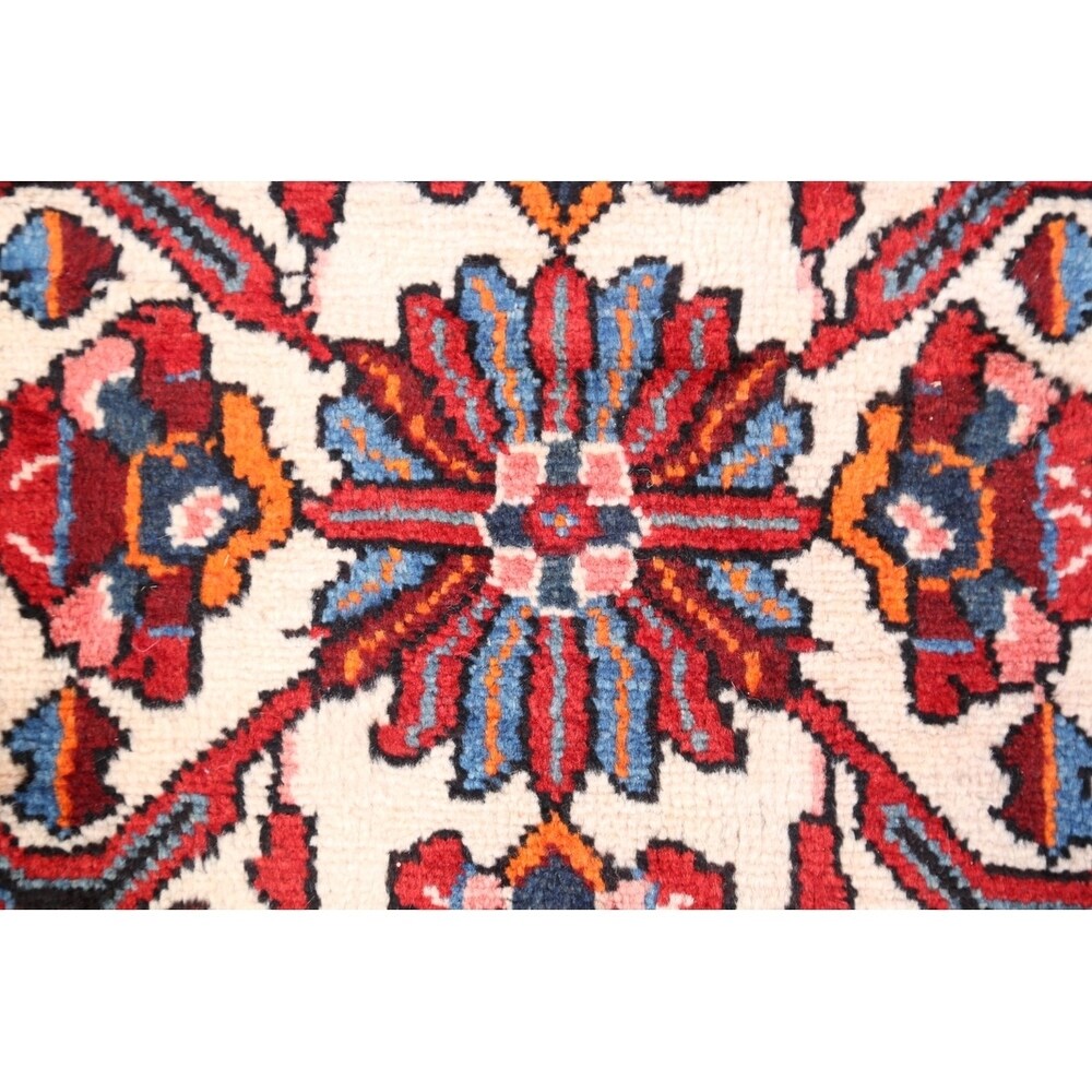 Oriental Black Nahavand Hamedan Handmade Vintage Persian Rugs - 11'9" x 5'3" runner