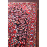 Oriental Black Nahavand Hamedan Handmade Vintage Persian Rugs - 11'9" x 5'3" runner