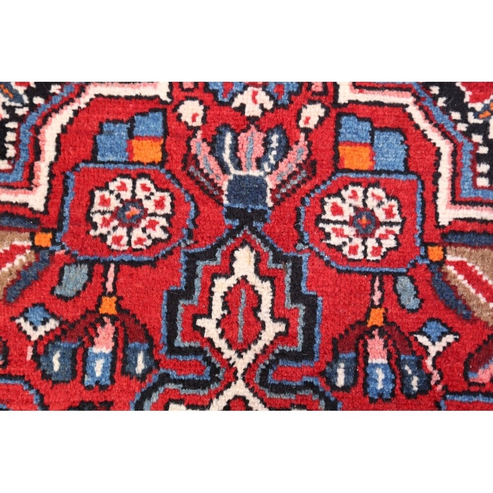 Oriental Black Nahavand Hamedan Handmade Vintage Persian Rugs - 11'9" x 5'3" runner