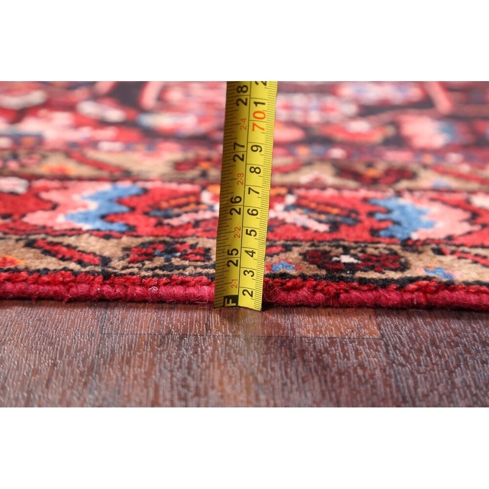 Oriental Black Nahavand Hamedan Handmade Vintage Persian Rugs - 11'9" x 5'3" runner