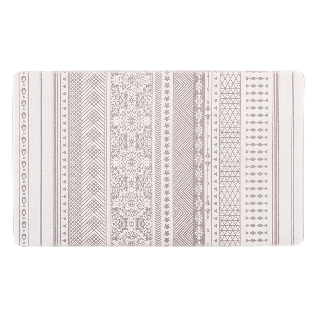 World Rug Gallery Geometric Boho Anti-Fatigue Standing Mat