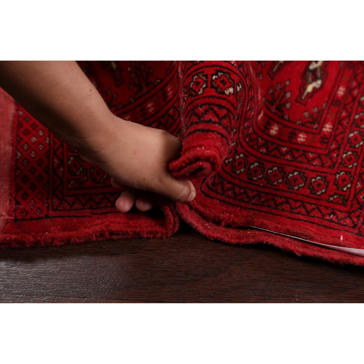 Geometric Bokhara Oriental Home Decor Area Rug Wool Hand-knotted - 1'10" x 3'8"