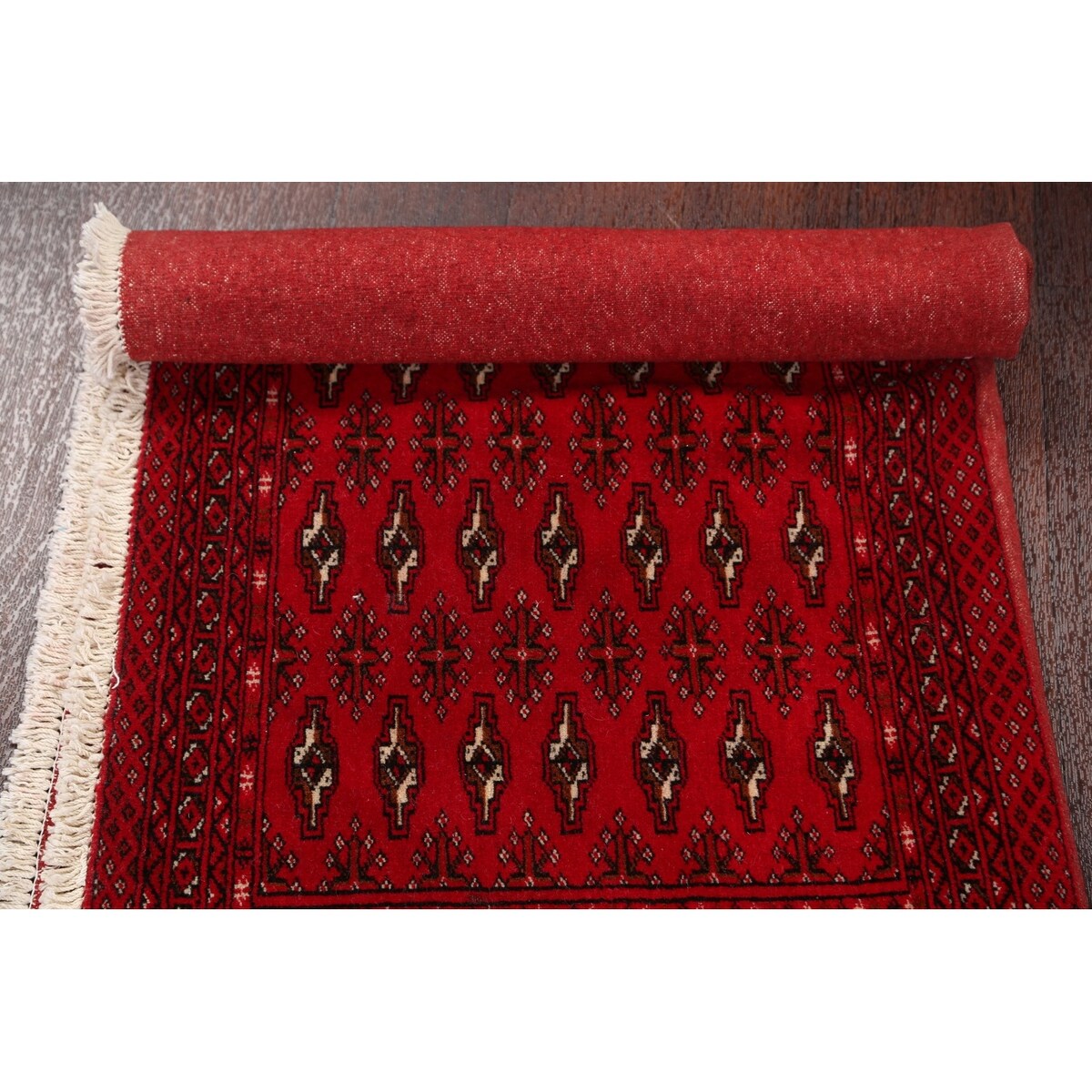 Geometric Bokhara Oriental Home Decor Area Rug Wool Hand-knotted - 1'10" x 3'8"