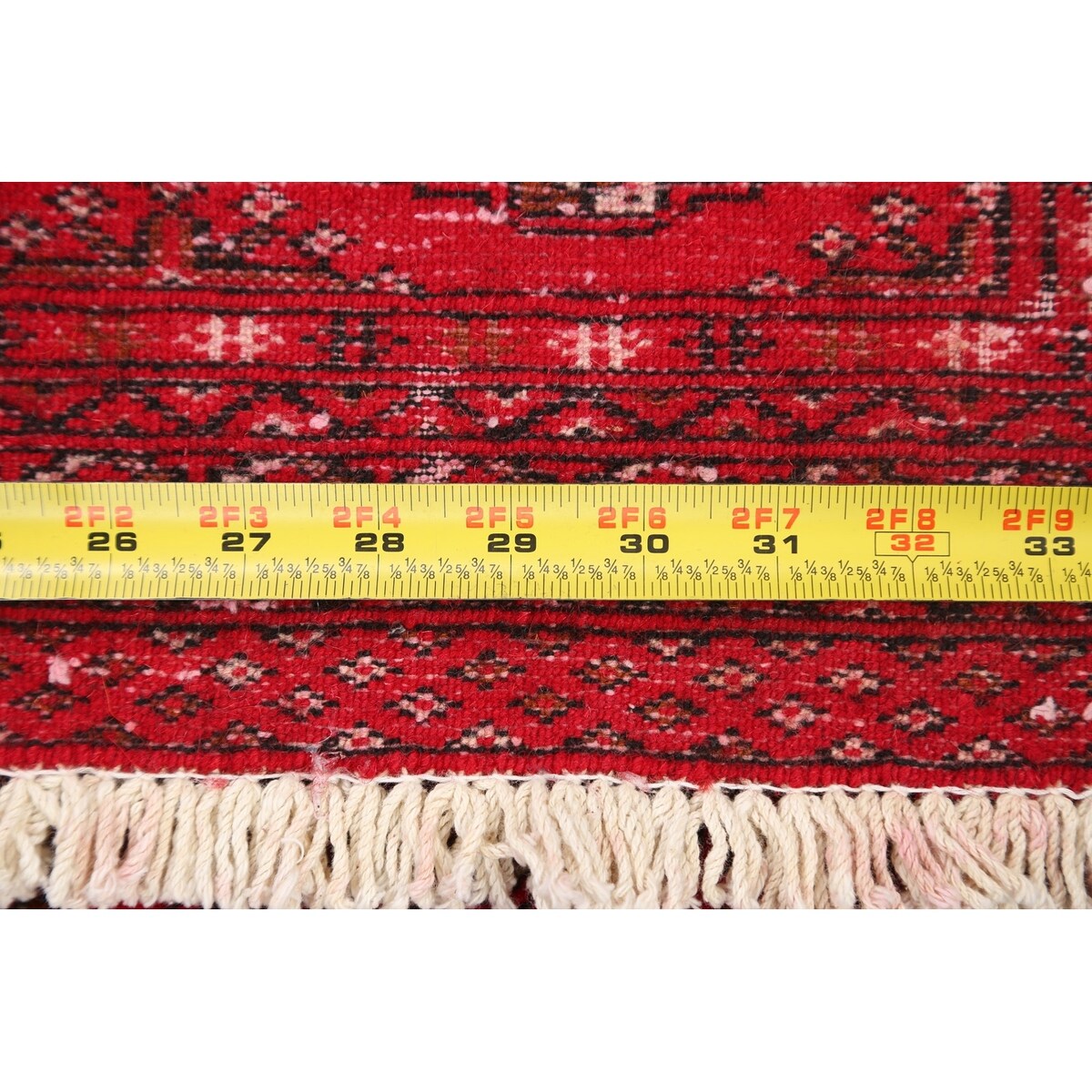 Geometric Bokhara Oriental Home Decor Area Rug Wool Hand-knotted - 1'10" x 3'8"
