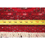 Geometric Bokhara Oriental Home Decor Area Rug Wool Hand-knotted - 1'10" x 3'8"