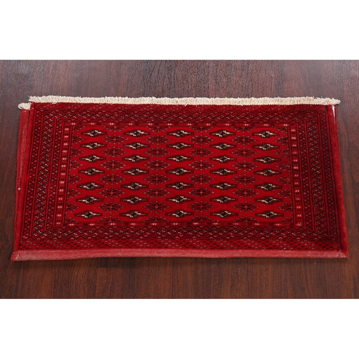 Geometric Bokhara Oriental Home Decor Area Rug Wool Hand-knotted - 1'10" x 3'8"